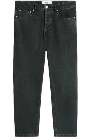 Ami Vaqueros de corte tapered con parches de logo