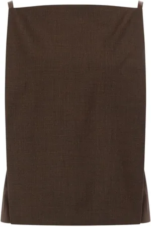 Serafini Top recto con cuello cuadrado