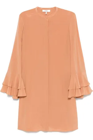 Chloé Vestido camisero de seda