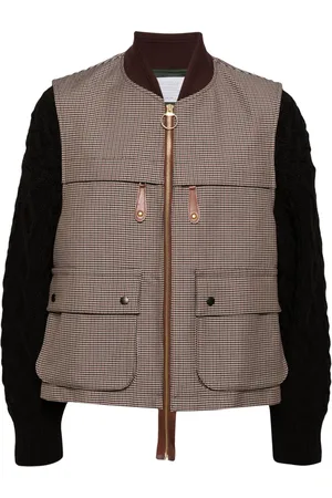 Kolor Chaqueta con motivo pied de poule