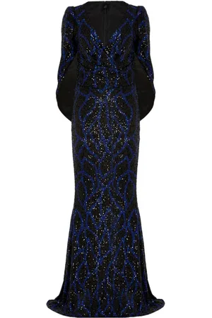 TALBOT RUNHOF Vestido de fiesta con lentejuelas