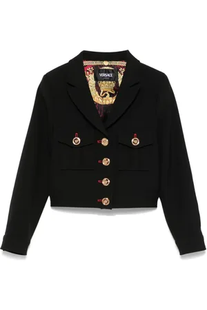 VERSACE Chaqueta con logo grabado