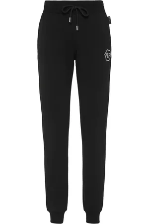 Philipp Plein Pantalones de chándal con detalle de cristales