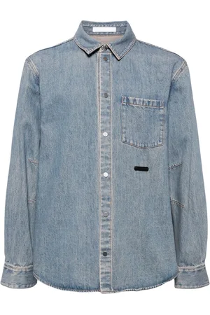 Helmut Lang Camisa vaquera Curved