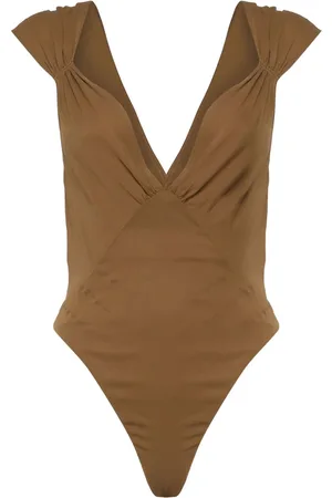 Saint Laurent Body con diseño cruzado