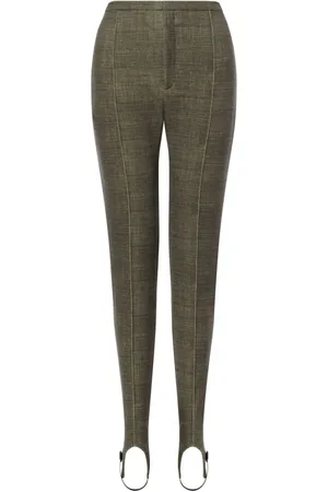 Serafini Pantalones pitillos de talle alto