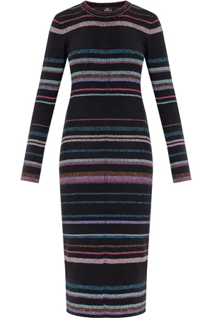 Paul Smith Vestido midi a rayas