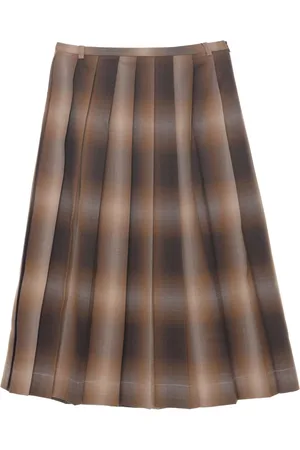Low Classic Falda plisada a cuadros