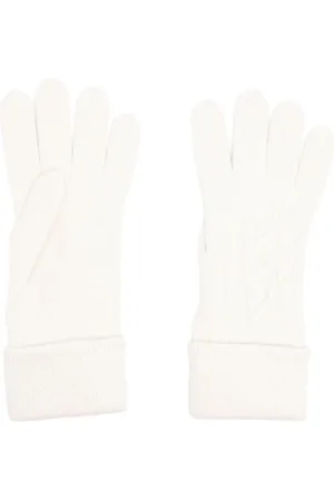 N.PEAL Guantes de punto de ochos