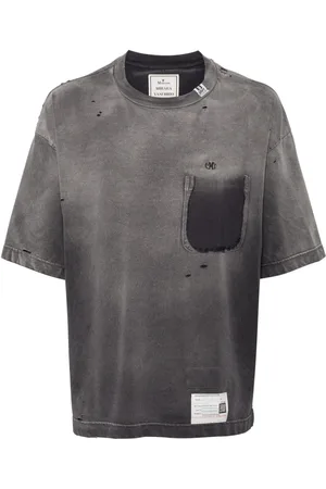 Maison Mihara Yasuhiro Camiseta con efecto degradado