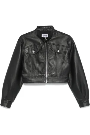 Moschino Chaqueta con cremallera oculta