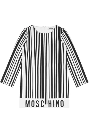 Moschino Vestido con estampado de código de barras