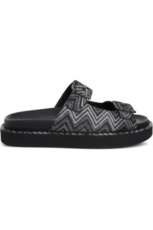 Missoni Sandalias Clea con motivo en zigzag