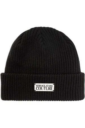 VERSACE Gorro con placa del logo