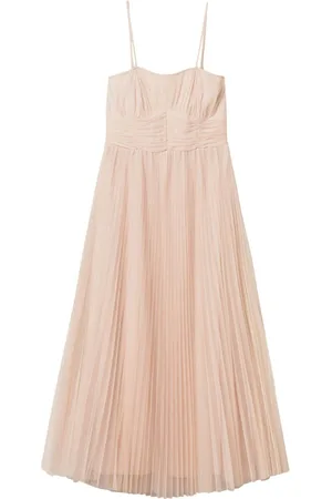 Twin-Set Vestido midi plisado