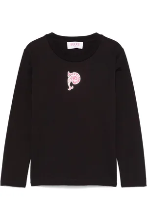 PUCCI Junior Camiseta con logo estampado
