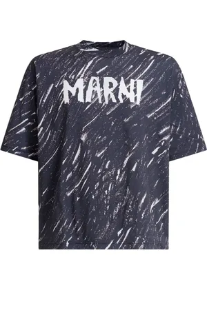 Marni Camiseta con logo estampado