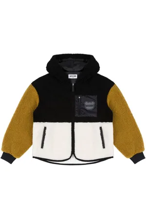 Moschino Chaqueta con capucha y logo