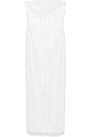 ROTATE Vestido midi con lentejuelas