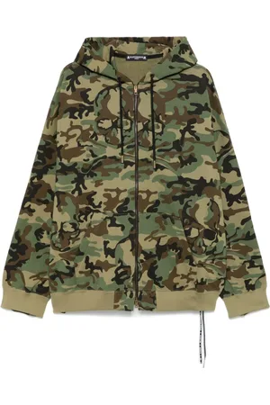 MASTERMIND JAPAN Sudadera con capucha y motivo militar