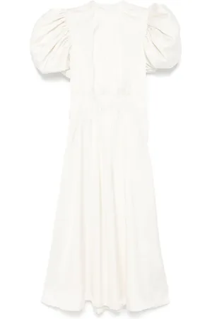 ROTATE Vestido midi acolchado