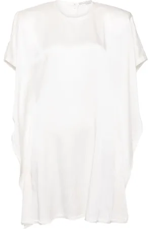 Stella McCartney Vestido corto con manga drapeada