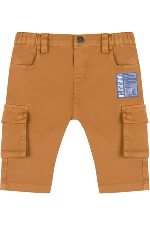 Moschino Pantalones cargo con aplique del logo