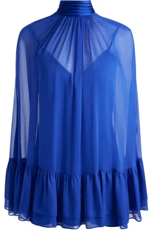 ALICE+OLIVIA Vestido corto Zenon con lazo en el cuello