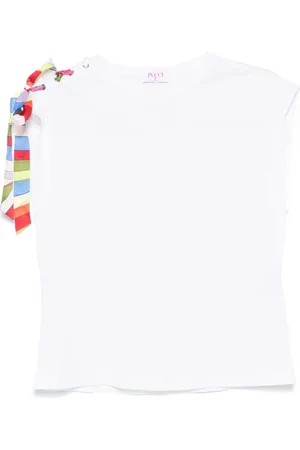 Puccini Camiseta con detalle de lazo