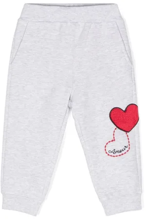 MONNALISA Pantalones de chándal con parche de corazón