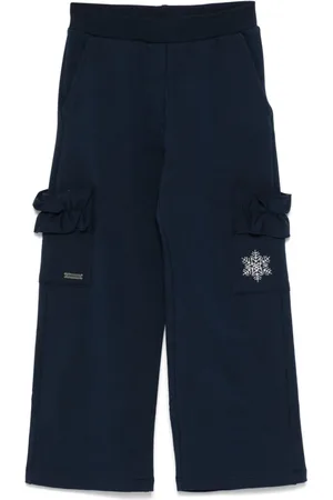 MONNALISA Pantalones con detalle de cristales