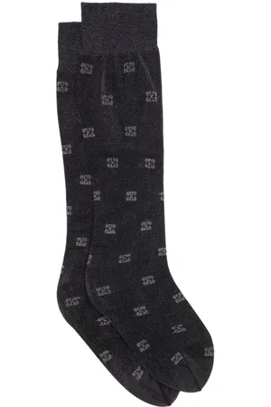 Ganni Calcetines con logo bordado