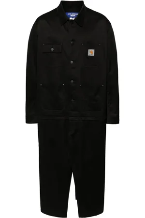 JUNYA WATANABE Abrigo largo con cuello en contraste de Junya Watanabe x Carhartt
