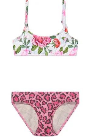 Selini Action Bikini con motivo floral y de leopardo