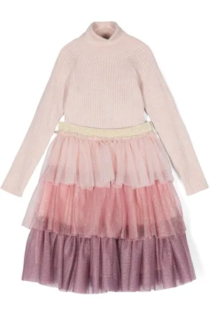 PATACHOU Conjunto con falda de purpurina