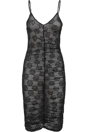 Philipp Plein Vestido con monograma
