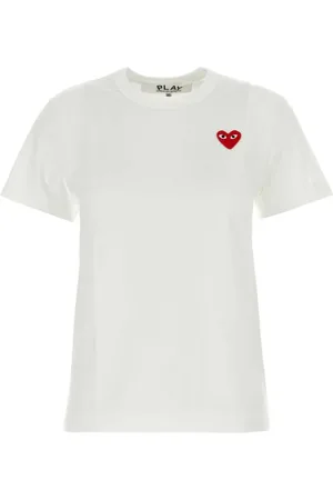 Comme des Garçons Camiseta con parche de corazón