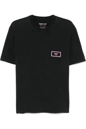 MARTINE ROSE Camiseta con logo en relieve