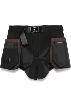 MUGLER Bermudas cargo de tejido técnico
