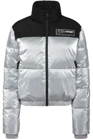 Philipp Plein Plumífero con aplique del logo