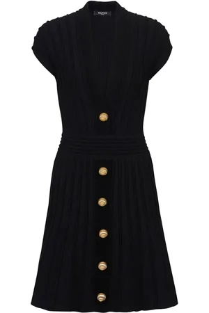 Balmain Vestido corto con botones
