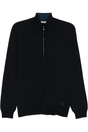 corneliani Cárdigan con logo bordado