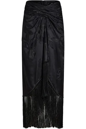 Etro Falda larga con flecos