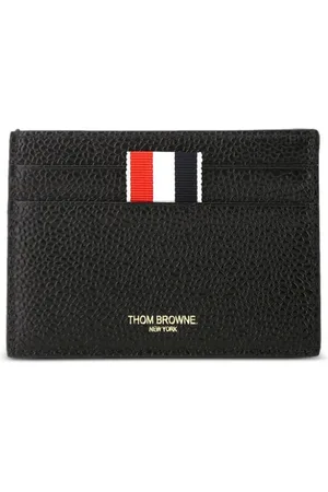 Thom Browne Tarjetero con logo