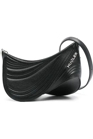 MUGLER Bolso de hombro con relieve