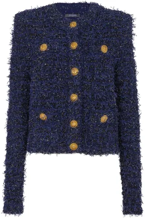 Balmain Chaqueta de tweed con botones