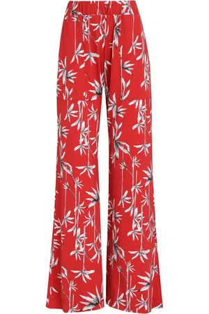 Brigitte Pantalones con estampado de bambú