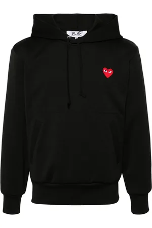 Comme des Garçons Sudadera con corazón estampado