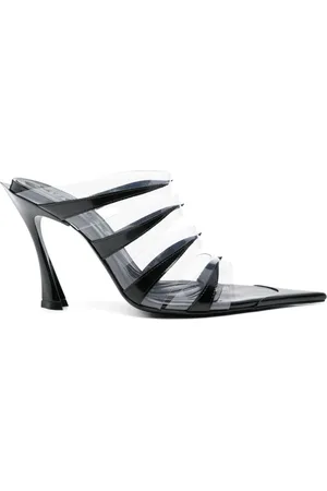 MUGLER Mules Plexi con tacón de 95 mm