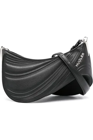 MUGLER Bolso de hombro con relieve